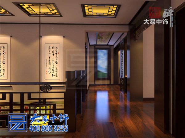 西安550平米別墅中式裝修 開(kāi)啟復(fù)古典雅精致生活