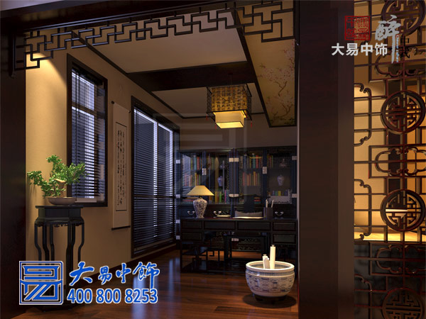 西安550平米別墅中式裝修 開(kāi)啟復(fù)古典雅精致生活