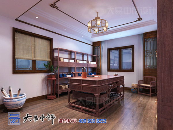 家庭中式住宅裝修設(shè)計 全屋紅木家具定制裝飾