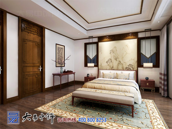 家庭中式住宅裝修設(shè)計 全屋紅木家具定制裝飾